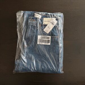 Abercrombie & Fitch Women's High Rise 90’s Relaxed Blue Jeans